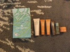 NIP NEW Origins 5 pc Skin Care Mini Travel Set  Light Rose Hand Cream