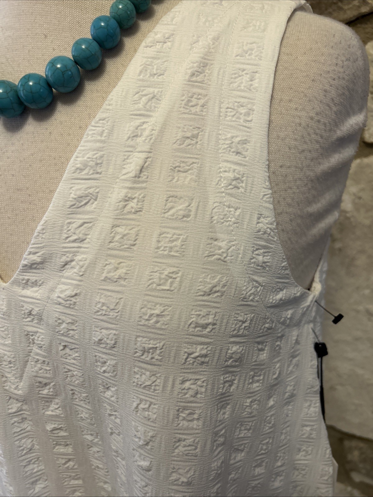 Calvin Klein Women's Sz 4 Sleeveless White Dress $134 NWT thumbnail 4