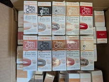 10*Sally Hansen Insta Gel Strips w/ Top Coat, Choose Color requires Mini Lamp