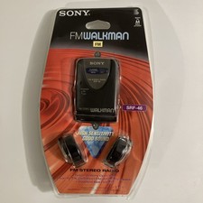 NEW Sony FM Stereo Radio Walkman SRF-46 Vintage High Sensitivity - SAME DAY SHIP