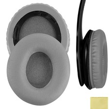 Geekria Replacement Ear Pads for Beats SoloHD Headphones (Grey)