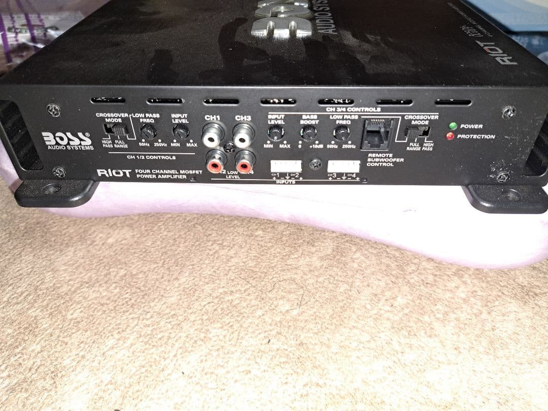 BOSS RIOT 1000W 4 channel amplifier | eBay