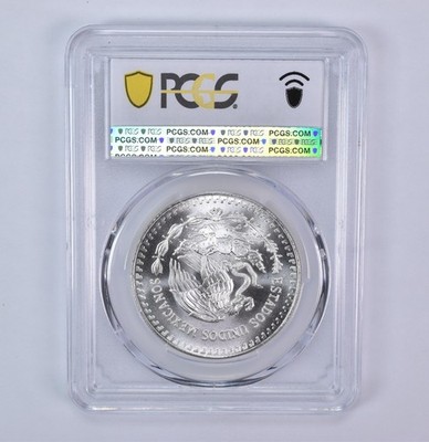 1990 Mo Mexico 1 Onza Silver Libertad MS67 PCGS Blue Label | eBay