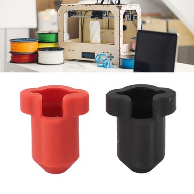 2x 3D Printer Hotend Silicone Sock High Temperature Resistance Extruder Heat New