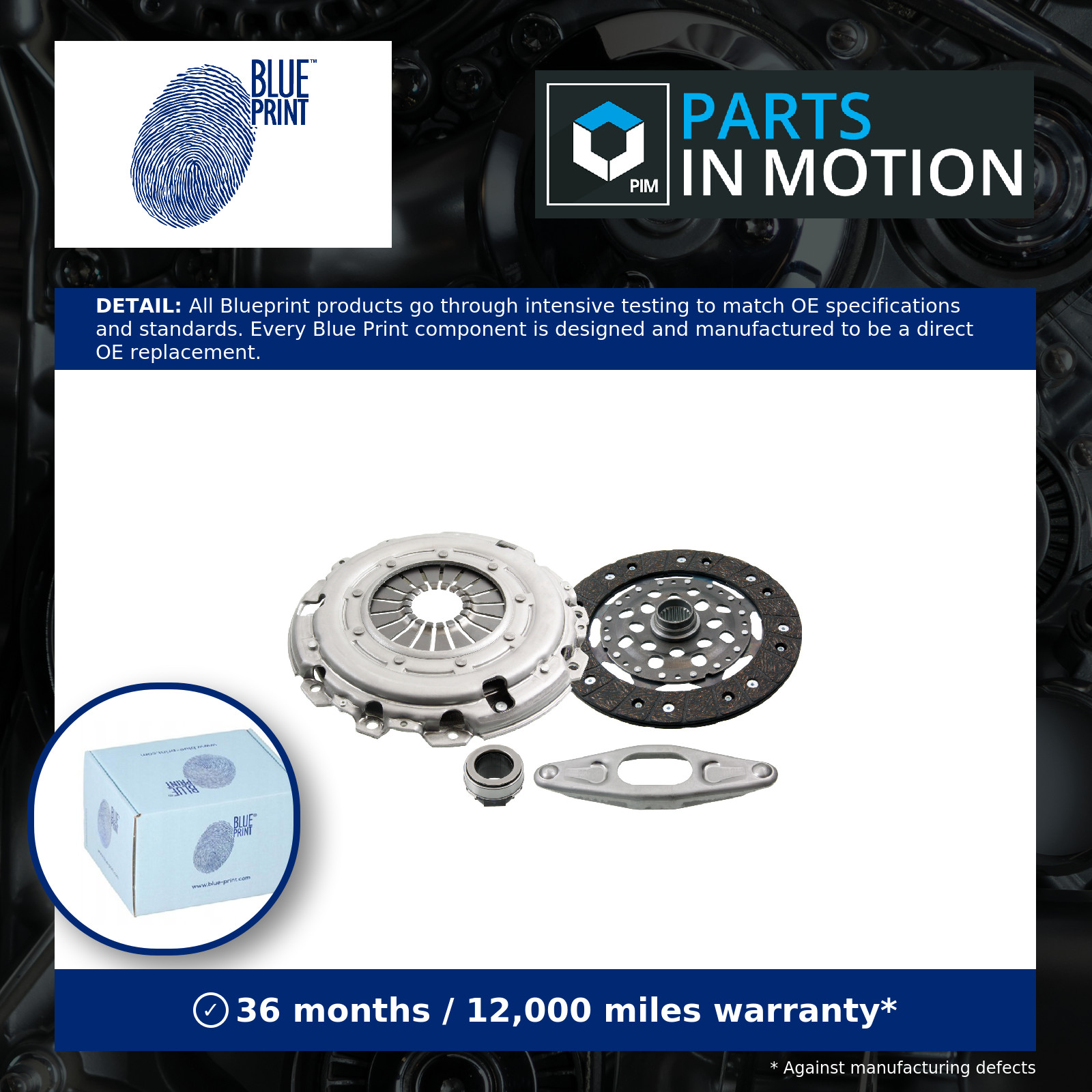 Blue Print ADB113015 Clutch Kit Alternative to Replace Self-Adjusting Clutch with Conventional Design, 1 Unit - Image 3