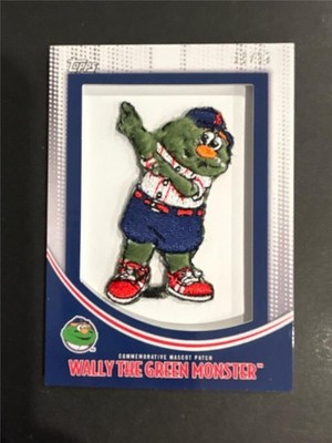 2022 Topps Opening Day Mascot Patch #MPR-WT Wally the Green Monster Red Sox /99
