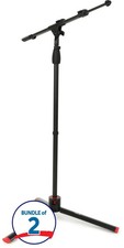 Gator Frameworks ID Series Tripod Mic Stand with Telescoping Boom 2-pack 