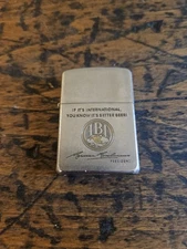 Vintage 1960 International Breweries Inc Zippo IBI Beer Advertising Lighter 