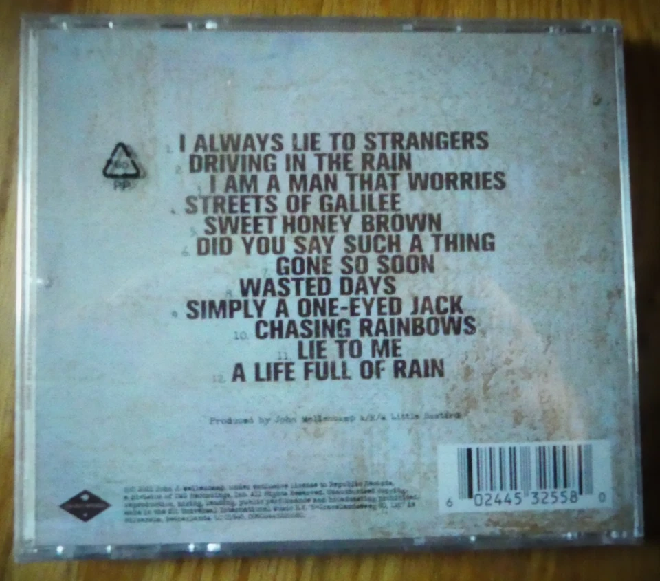John Mellencamp Strictly A One-Eyed Jack CD 2021 Republic Records 6 02445 32558 - Photo 2/2