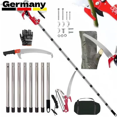 Teleskopsäge Teleskop Säge Astsäge Baumsäge Gartensäge Astschere Seilzug Schere - Bild 1 von 4