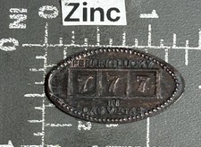 Feeling Lucky in Las Vegas Nevada NV 777 Slot Machine Elongated Pressed Penny