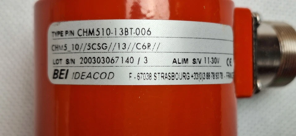 BEI Ideacod CHM5 13-bit BiSS Absolute Encoder 10 mm Range, 11–30 V DC - Image 4 of 4