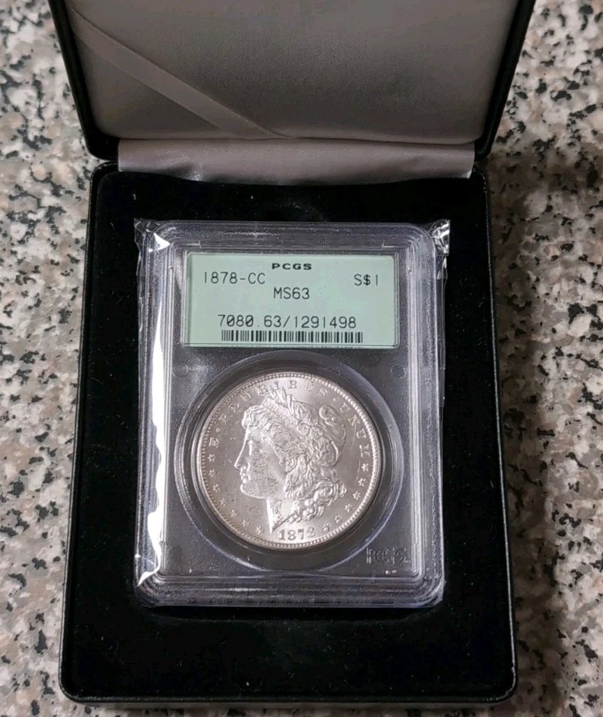 Uncirculated Silver 1878 Year Morgan US Dollars (1878-1921) for