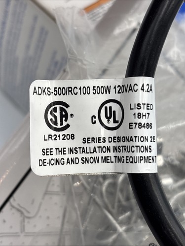 Easy Heat ADKS-500 500W Elektrisches Dach und Dachrinne Enteisung Heizkabel 100 Fuß - Bild 4 von 16