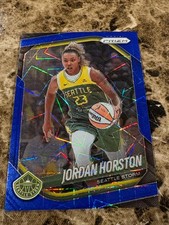 JORDAN HORSTON 2025 Panini Prizm WNBA Blue Velocity #37 Storm