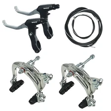 1 Pair Mechanical Brake Caliper Set for MTB and Road Bikes