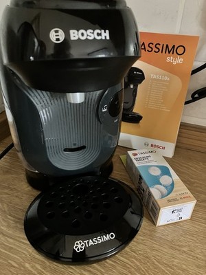 BOSCH Kapselmaschine TASSIMO Style schwarz plus Kalktabletten