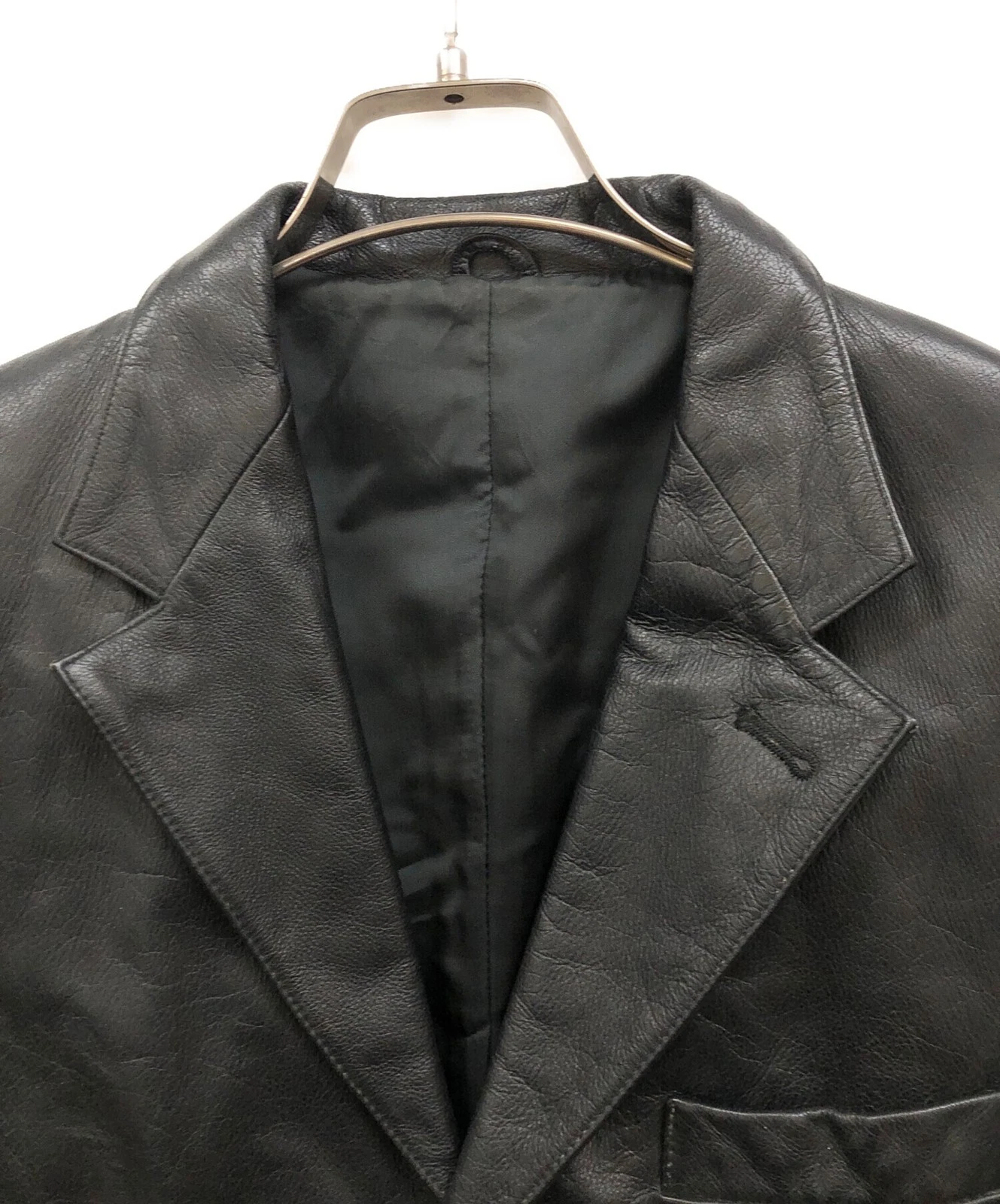 Paul Smith London Leather 3-Button Tailored Jacket Men's Size M Black image 4