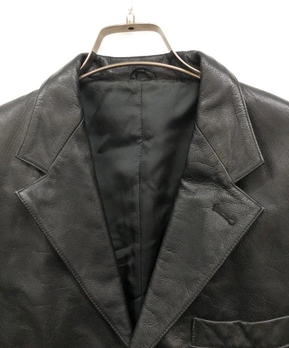 Paul Smith London Leather 3-Button Tailored Jacket Men's Size M Black image 4