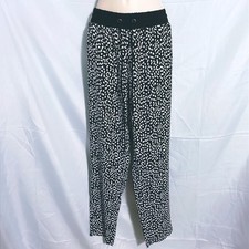 New Directions Cute Black  White Polka Dot Pants Size PM