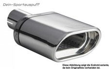 Ulter Sportauspuff Seat LEON, LEON FR 1P 05- 145x75mm flachoval eingerollt