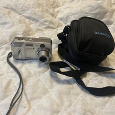 Olympus CAMEDIA D-595 Silver 5.0MP Digital Camera TESTED WORKING