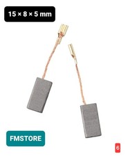2pz Spazzole carboncini da 15x8x5mm per Smerigliatrice Angolare Bosch trapano 6