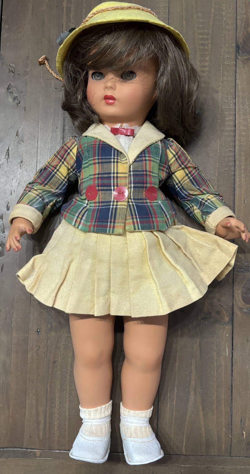Vintage L. Furga Doll made in Italy with Original Outfit & S