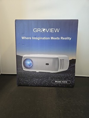 Groview K310 Mini Projector 1080P Home Theater Movie Video Projector New in Box