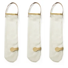 3 Pcs Hanging Storage Bag Durable Replacemnt Kitchen Wall Bags Net 11.5*45cm