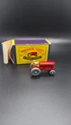 1960s Matchbox Massey Harris Tractor No 4 Grey Metal Wheels Red Lesney