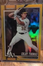 2026 Topps Series 1 - Colby Thomas #213 Yellow Rainbow Foil /399 (RC)