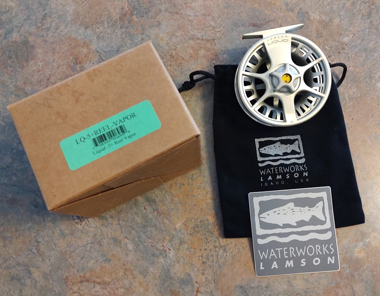 Lamson Waterworks Liquid Vapor 5+, 5/6 Wt Fly Reel, New In B
