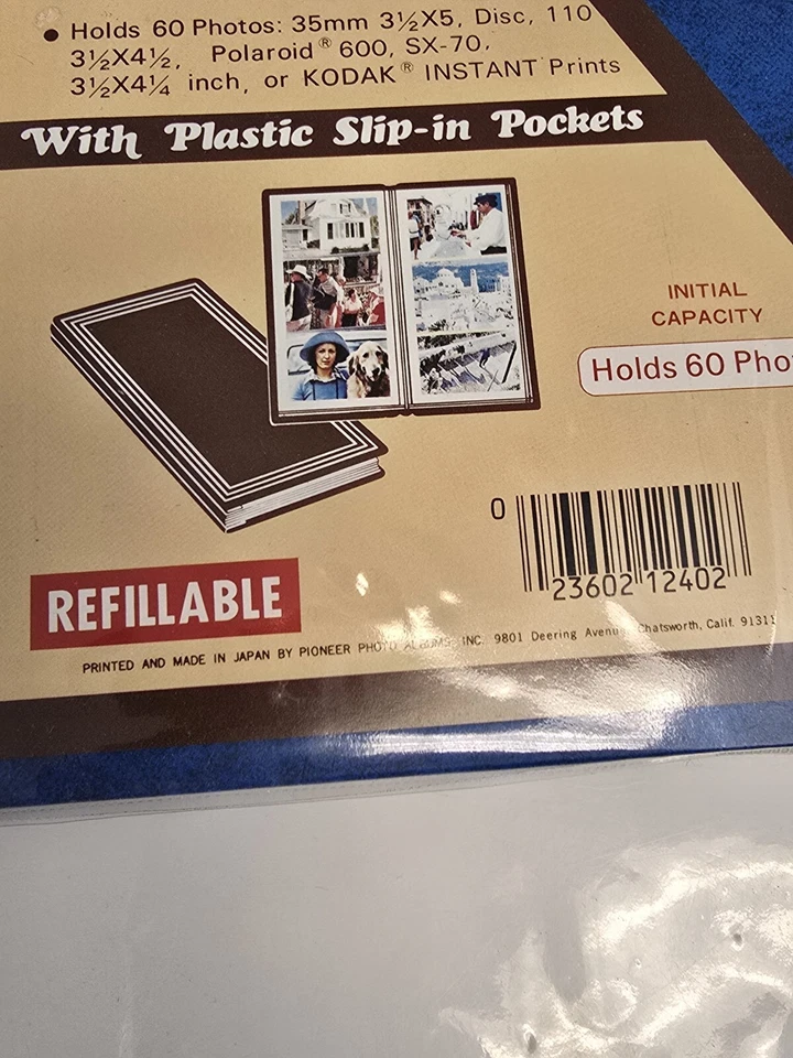 Álbum de fotos Pioneer 4 x 6 tiene capacidad para 60 X-Pando estilo post recargable 3,5 x 5,25 NUEVO Foto 2 de 4
