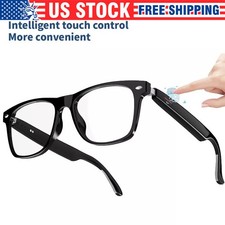 Wireless Bluetooth V5.0 Stereo Smart Glasses Earphones Sunglasses w/ Microphone