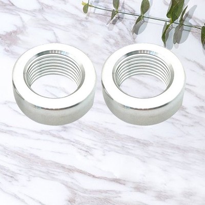 2pcs Practical 1/8 NPT Welding Thread Head Aluminum Alloy Welding Joint for Home