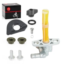 2004-2006 2007 For Honda TRX 450 R ER Petcock Fuel Gas Valve w/ Fuel Mark Plate