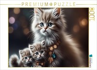 Calvendo Puzzle Katzenmomente | 1000 Teile Lege-GrößE 64X48Cm Foto-Puzzle FüR Gl