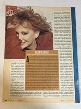 1992 Reba McEntire Vintage Magazine Article One Page ART5