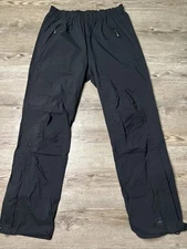 REI Coop Ultra Light Rain Pants Mens Medium Black Nylon Taffeta