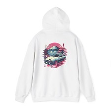 AE86 Trueno Hoodie JDM Initial D Car Mt. Fuji Retro Pullover