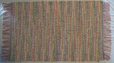 29.5" x 48" Brand New Handmade Woven Rag Rug - Excellent Quality & Durability!
