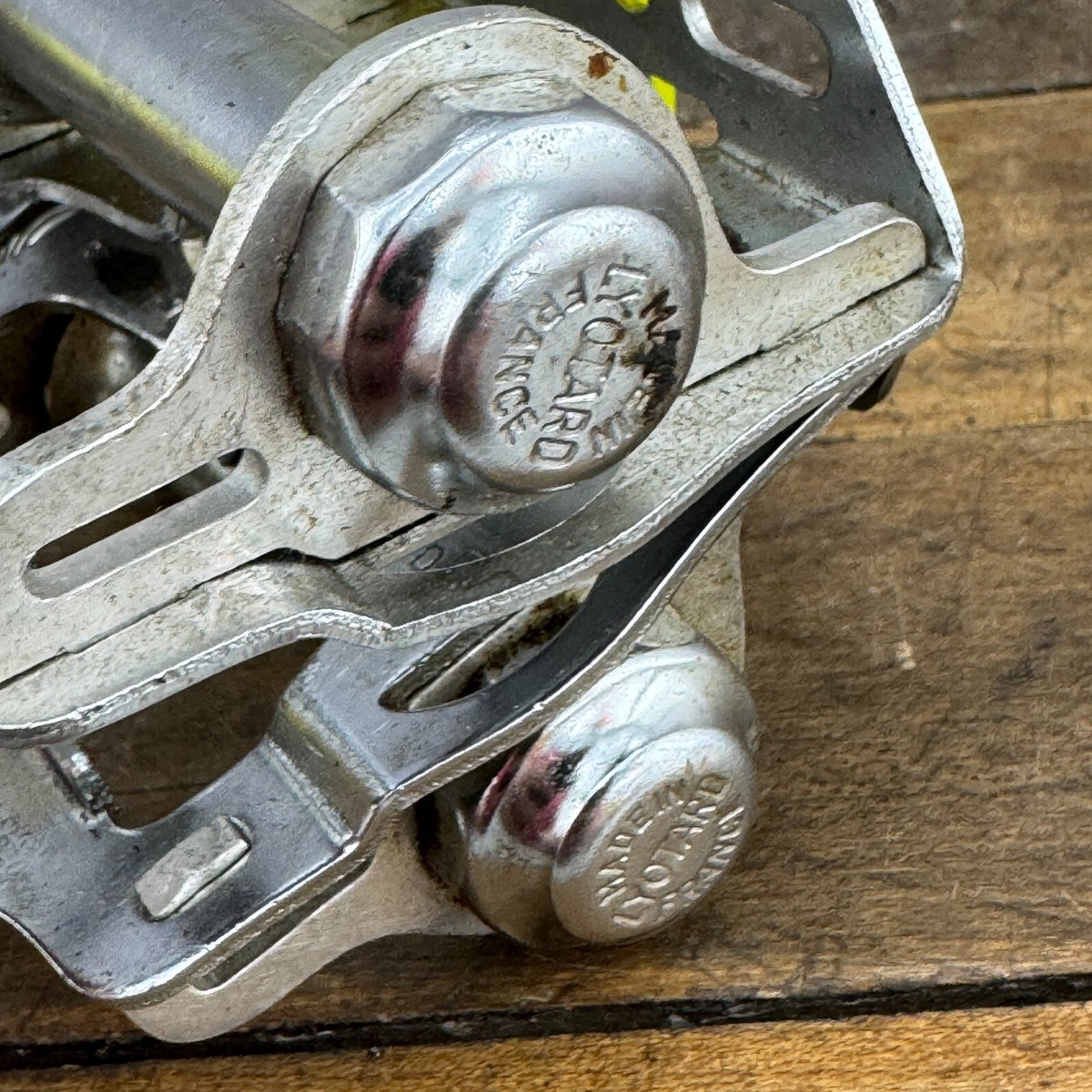 Pédales Vélo De Route Vintage Berthet Lyotard – Acier Course Eroica France