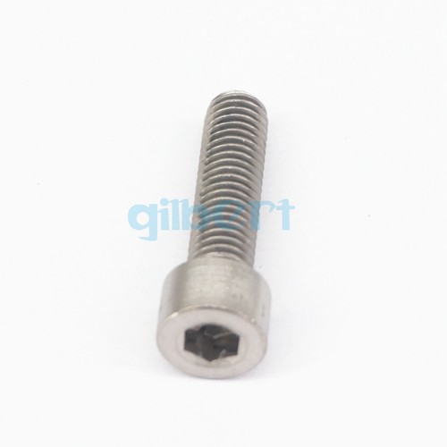 10 pz M8x1,25 10 mm-120 mm GR2 bulloni a vite testa esagonale titanio DIN 912 - Foto 22 di 48