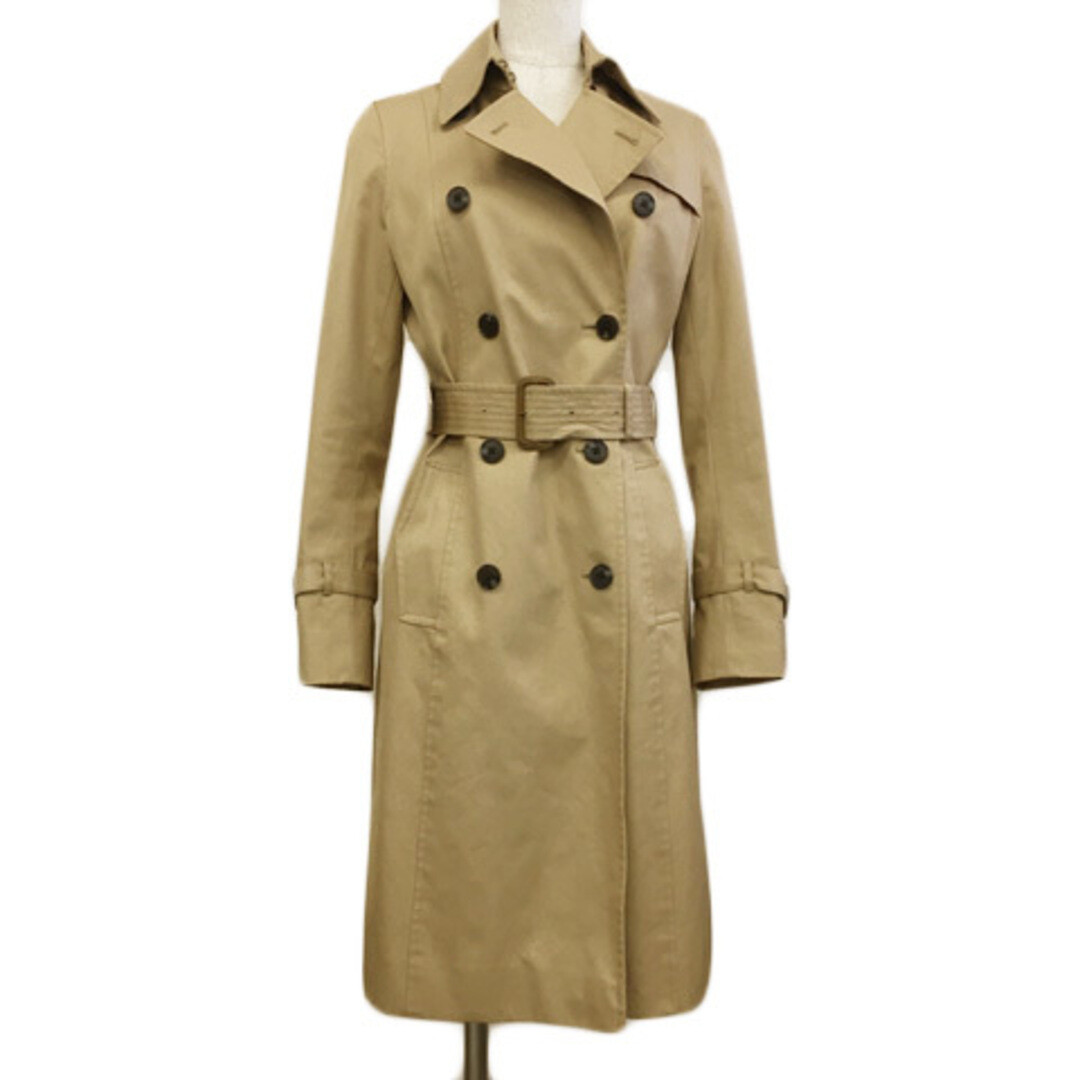 GREEN LABEL RELAXING UNITED ARROWS COAT TRENCH SPRING LONG DOUBLE 