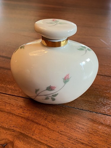 Vintage Lenox China Rose Manor Perfume Bottle