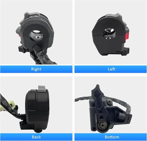 Pulsante interruttore comando avviamento motore Yamaha ATV per Big Bear, Grizzly, Raptor - Foto 5 di 6