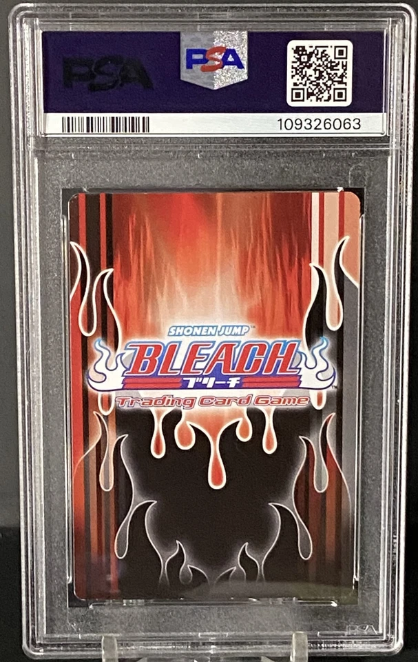 Bleach 2007 1st Edition Ultra Rare Foil UR221 Ichigo Confident Soul Reaper PSA 7 - Image 3 of 3