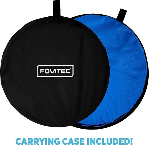 Fovitec 7'6" Muslin Backdrop & Reflector Clip, Stand with Double-Sided Pop Up - Picture 10 of 26