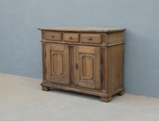 Credenza due ante e tre cassetti in noce massello, '800 - L 126,5 cm!